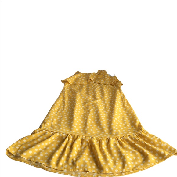Oakie Dokie Yellow Sun Dress 3T NWT Cute Ruffle on bodice. Ruffle on bottom. - Picture 4 of 10